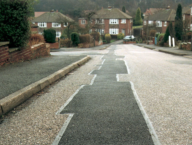 Premier Overbanding Tape used to seal cracks in road surfaces