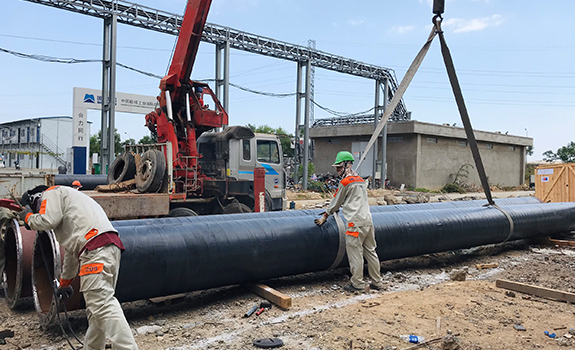Premcote 101™ Tape Protects Pipelines at the Pomina 3 Steel Billet Refinery Plant, Vietnam