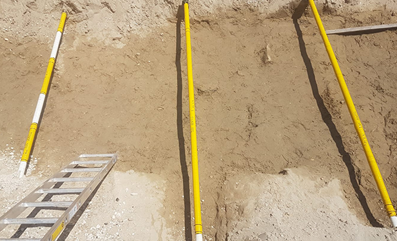 Premcote 150R™ Tape Used to Protect Tie Rods After Damage During Excavation