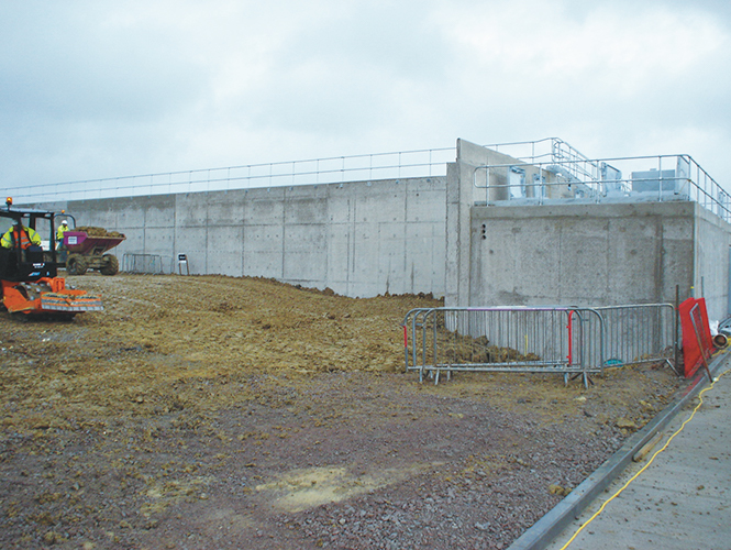 Premseal 100 waterproofing membrane on reservoir roof