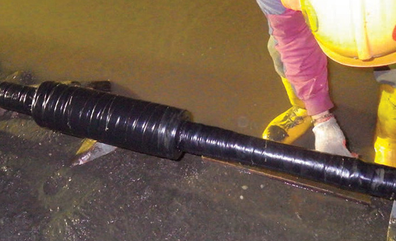 Application of Premtape Tropical System on Tie Rods