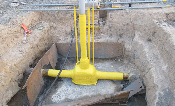 Premtape Tropical corrosion prevention system was applied to underground valves at the Namconson Gas Processing Plant in Ba Ria – Vung Tau Province, Vietnam
