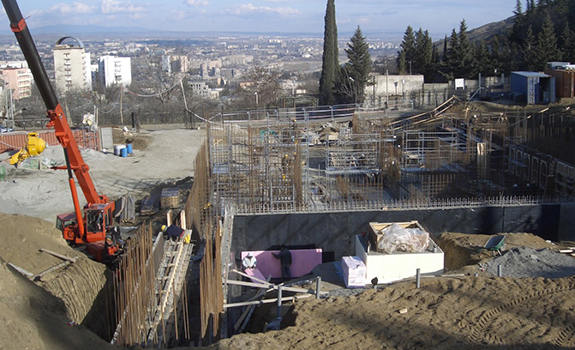 Premseal 100 Black used on New Build Project: The British Embassy, Tbilisi, Georgia